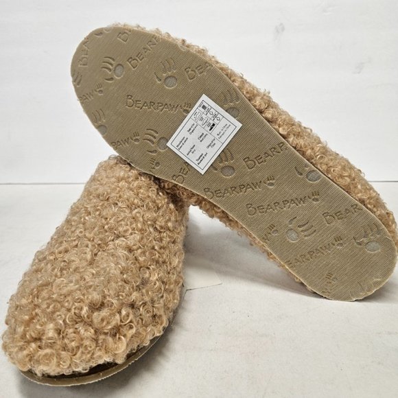 Bearpaw Women's Tribeca Slipper, Taupe, Brand New - Picture 3 of 5
